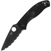 Spyderco 122SBBK Tenacious Linerlock Knife Black