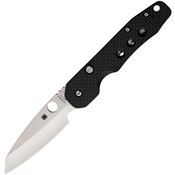 Spyderco 240CFP Smock Compression Lock Knife Carbon Handles