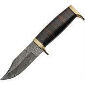 Damascus 1222 Leather Hunter