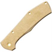 Flytanium 613 Flatiron Handle Scale Brass