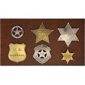 Denix Replicas 873 Set of 6 Badges with Plaque