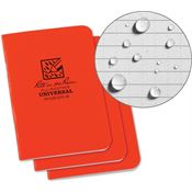 Rite in the Rain OR71FXM Stapled Mini Notebook 3 Pack