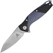 Defcon Blade Works 52903 JK Mako Framelock Knife Blue Handles