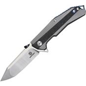 Defcon Blade Works 5344 Atlas Framelock Knife Gray Handles