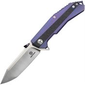 Defcon Blade Works 53441 Atlas Framelock Knife Purple Handles