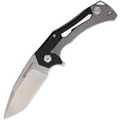 Willumsen Copenhagen 001 Tyran Framelock Knife Black Handles