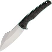 VDK 031 Vice Framelock Knife Green Handles