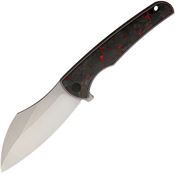 VDK 034 Vice Linerlock Knife Red Carbon Fiber