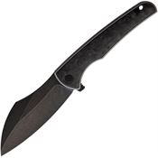 VDK 040 Vice Black Framelock Knife Bronze/Marbled Carbon Fiber Handles