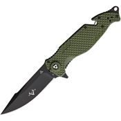 V NIVES 23GPBGR TGL Trailblazer Black Knife OD Green Handles