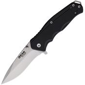 Bear & Son 61124B Small Sideliner Linerlock Knife Black G10 Handles
