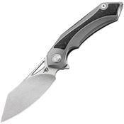 Bestech 1909A Kasta Framelock Knife Gray Handles