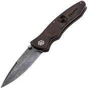 Boker 110192DAM Tirpitz Linerlock Knife Walnut Handles