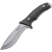 Boker 02BO015 Orca Pro Stonewash Fixed Blade Knife Black Handles