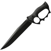 Dragon by Apogee 35610 Trench Bowie Black Fixed Blade Knife Black Handles