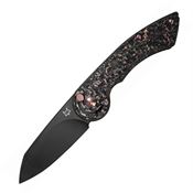 Fox USMC 550CFB Radius Finger Safe Lock Knife Carbon Fiber Handles