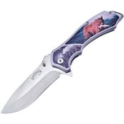 Frost FC49B Wildlife Linerlock Knife A/O Bear