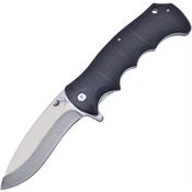 Frost TX35BSS Night Elite Linerlock Knife A/O Blk