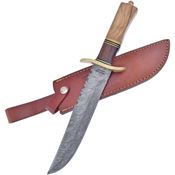 Frost VFD53 Bowie Damascus Walnut/Olive