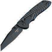 Hogue 24266 Deka ABLE Lock Black Cerakote Folding Knife Black Handles