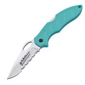 Justin 01JU095 Justin Action R Lockback Knife Teal Handles