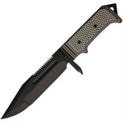 Medford 075SPQ09KC USMC Raider Black Fixed Blade Knife Camo Handles