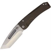 Medford 201STT36A1 Slim Midi Tanto Framelock Knife Bronze Handles