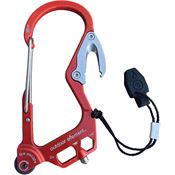 Outdoor Element EFERED Fire Escape Carabiner Red