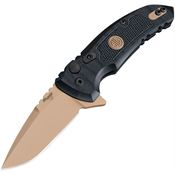 SIG 16170 X1-MicroFlip Emperor Scorpion Dark Earth Knife Black Handles