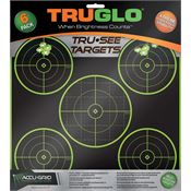 TRUGLO 11A6 Tru-See 5 Bullseye Target 6pk