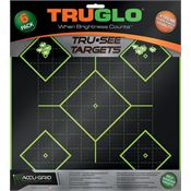 TRUGLO 14A6 Tru-See Diamond Target 6pk
