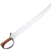 Windlass 400928 D-Guard Bowie Satin Fixed Blade Knife Brownwood Handles