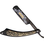 Albainox 18500 Rainblack Straight Razor