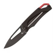 Black Fox 745 Racli Black Framelock Knife Black Handles
