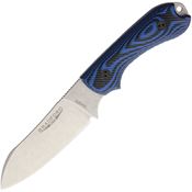 Bradford 3SF113 Guardian 3 Sheepsfoot 3D Fixed Blade Knife Black and Blue Handles