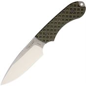 Bradford 4FE009 Guardian 4 Stonewash Fixed Blade Knife OD Green/Black Handles