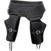 Denix 021S Sm Double Draw Holster Black