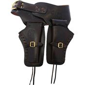 Denix 02L Lg Double Draw Holster Black