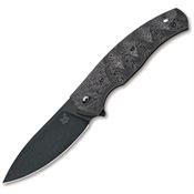 Fox 308CFB Ziggy Linerlock Knife Carbon Fiber Black