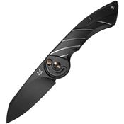 Fox 550TIB Radius Finger Safe Lock Knife Black Handles