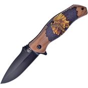 Frost OC04IN Native American Linerlock Knife A/O