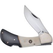 Frost WT636WSBBH Lockback Knife Horn/Bone Handles