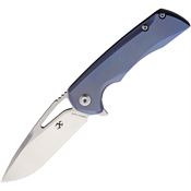 Kansept 2001A2 Mini Kyro Framelock Knife Blue Handles