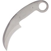 Knife Making 127 Karambit Fixed Blade Knife Silver Handles