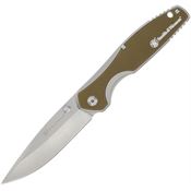 Smith & Wesson 1122572 Cleft Linerlock Knife A/O Tan
