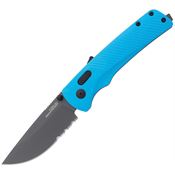 SOG 11180457 Flash MK3 AT-XR Lock A/O Serrated Gray Knife Blue Handles