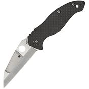 Spyderco 248CFP Canis Compression Lock Knife Carbon Fiber G10 Handles