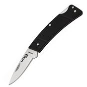 Utica 11131Z Horizon Lockback Knife Black Handles