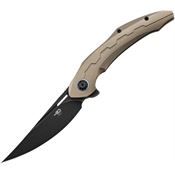 Bestech T2002C Marukka Framelock Knife Bronze Handles