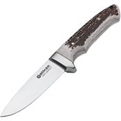 Boker 123541 Integral II Stag Satin Fixed Blade Knife Stag Handles